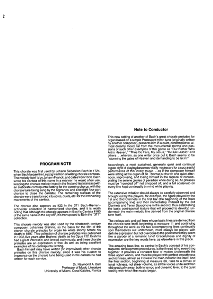 Deck Thyself, My Soul, With Gladness Concert Band scores gallery preview page 2