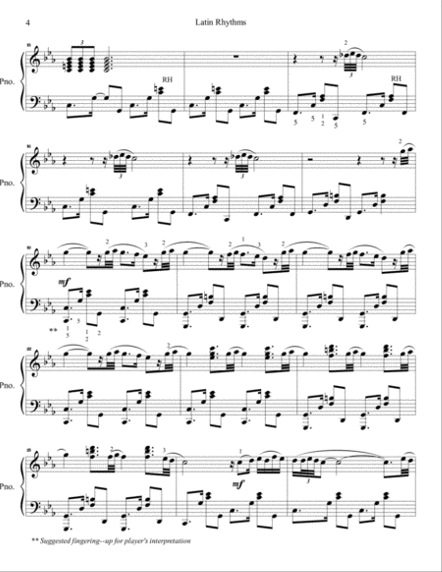 Latin Rhythms Woodwind Duet scores gallery preview page 4