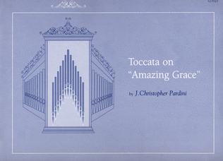 Book cover for Toccata on "Amazing Grace"