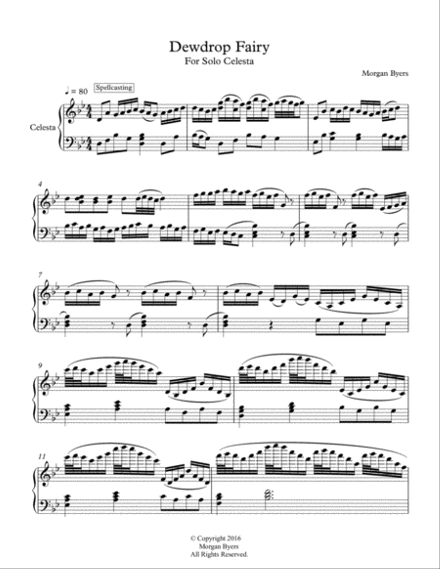 Dewdrop Fairy Part scores gallery preview page 1
