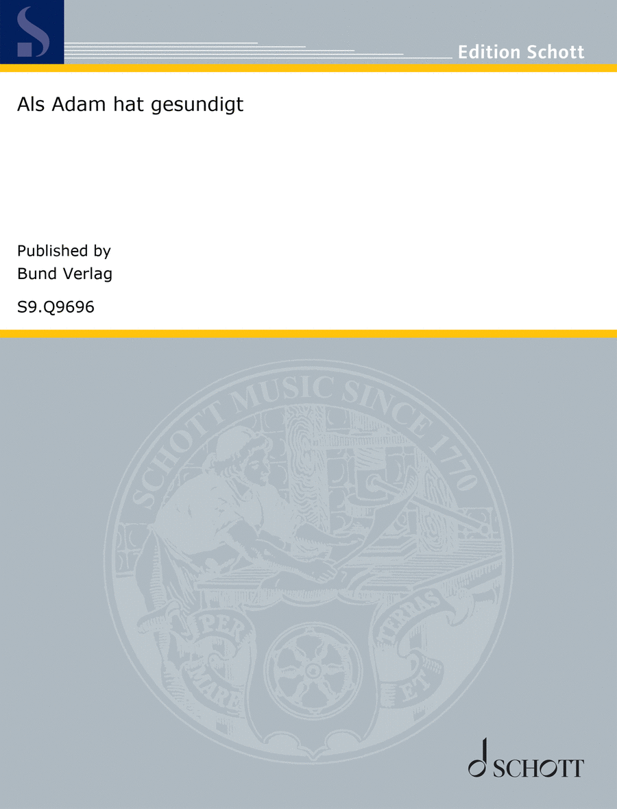 Als Adam hat gesündigt Soprano Recorder scores gallery preview page 1
