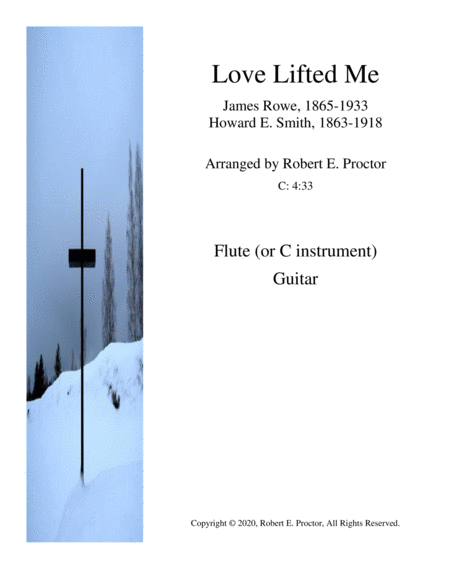 Love Lifted Me for Flute or C instrument and Guitar image number null