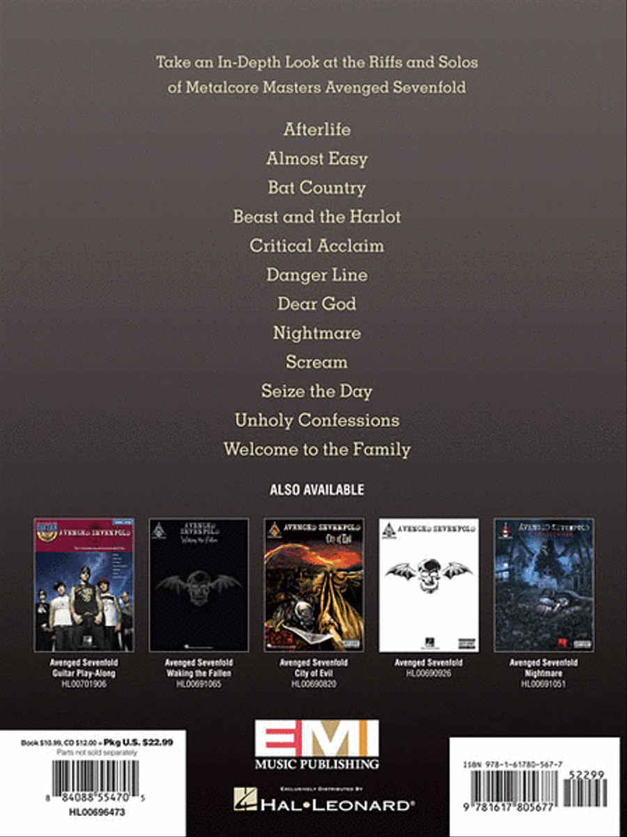Avenged Sevenfold Electric Guitar scores gallery preview page 2