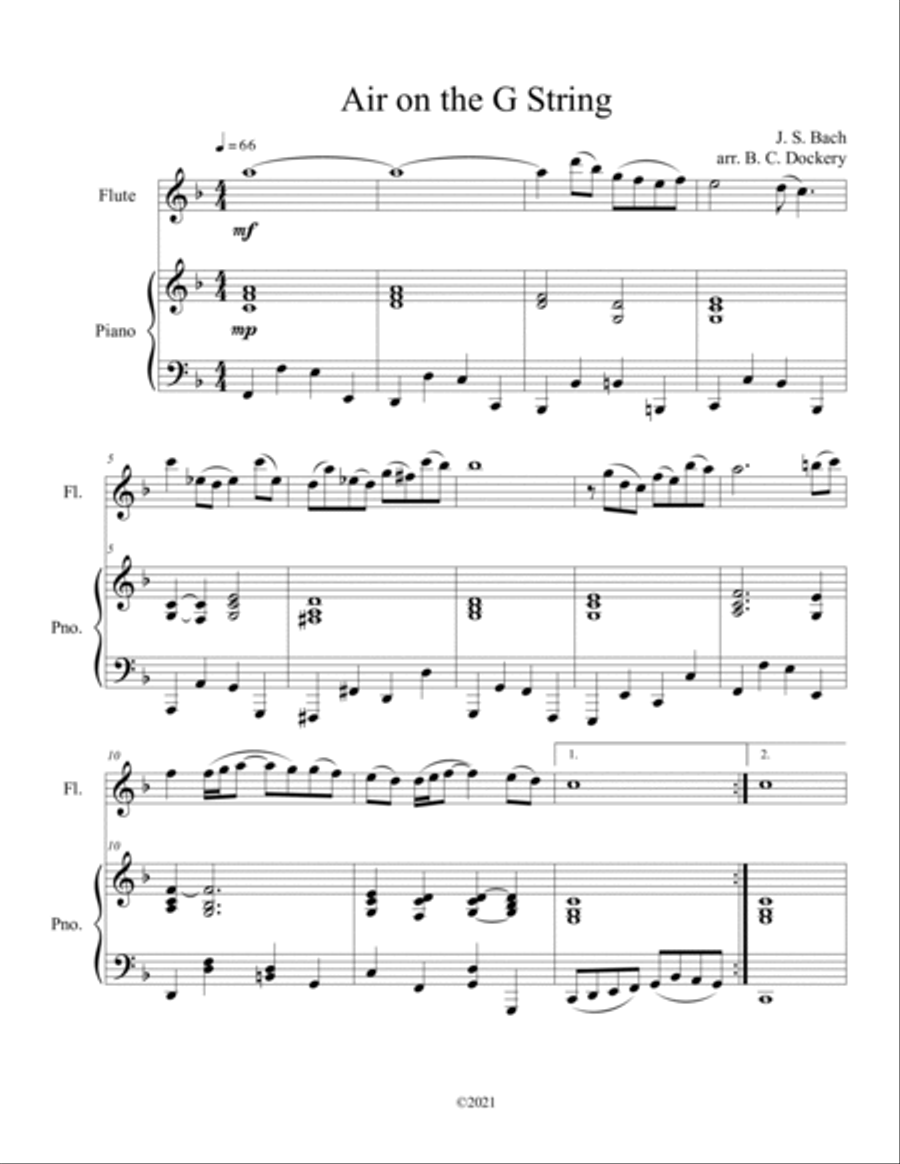 10 Wedding Solos for Flute with Piano Accompaniment image number null