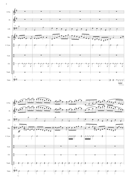 Chinese new year celebration for large ensemble (score only) image number null