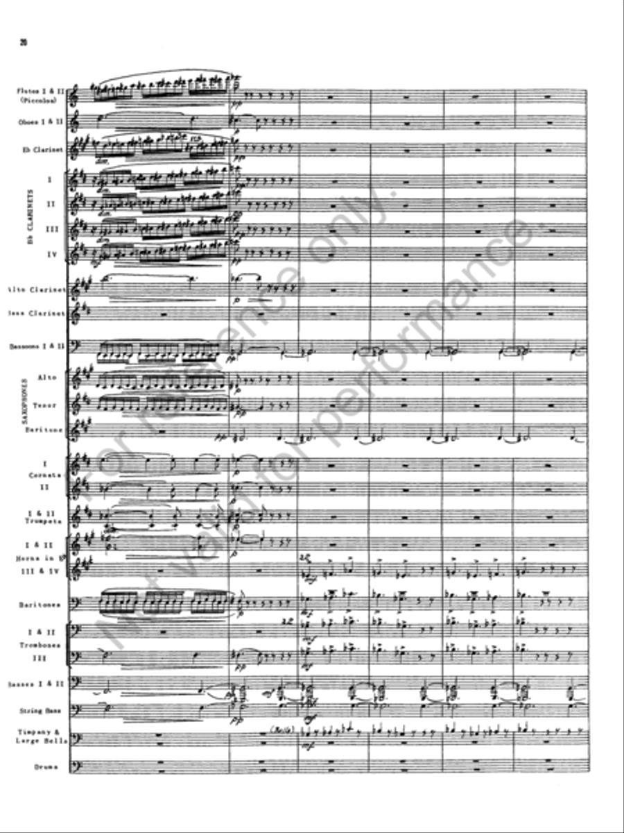 The Golden Legend Concert Band scores gallery preview page 15