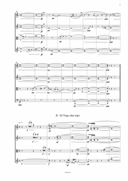 Cuarteto de Cuerdas Nº4 "El Selk'nam" (String Quartet Nº4 - "The Selk'nam")
