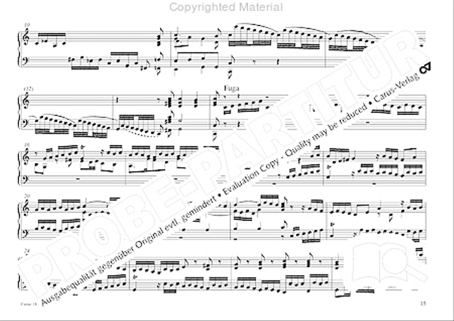 Organo pleno. Orgelstucke zum Ein- und Auszug Organ Solo scores gallery preview page 23