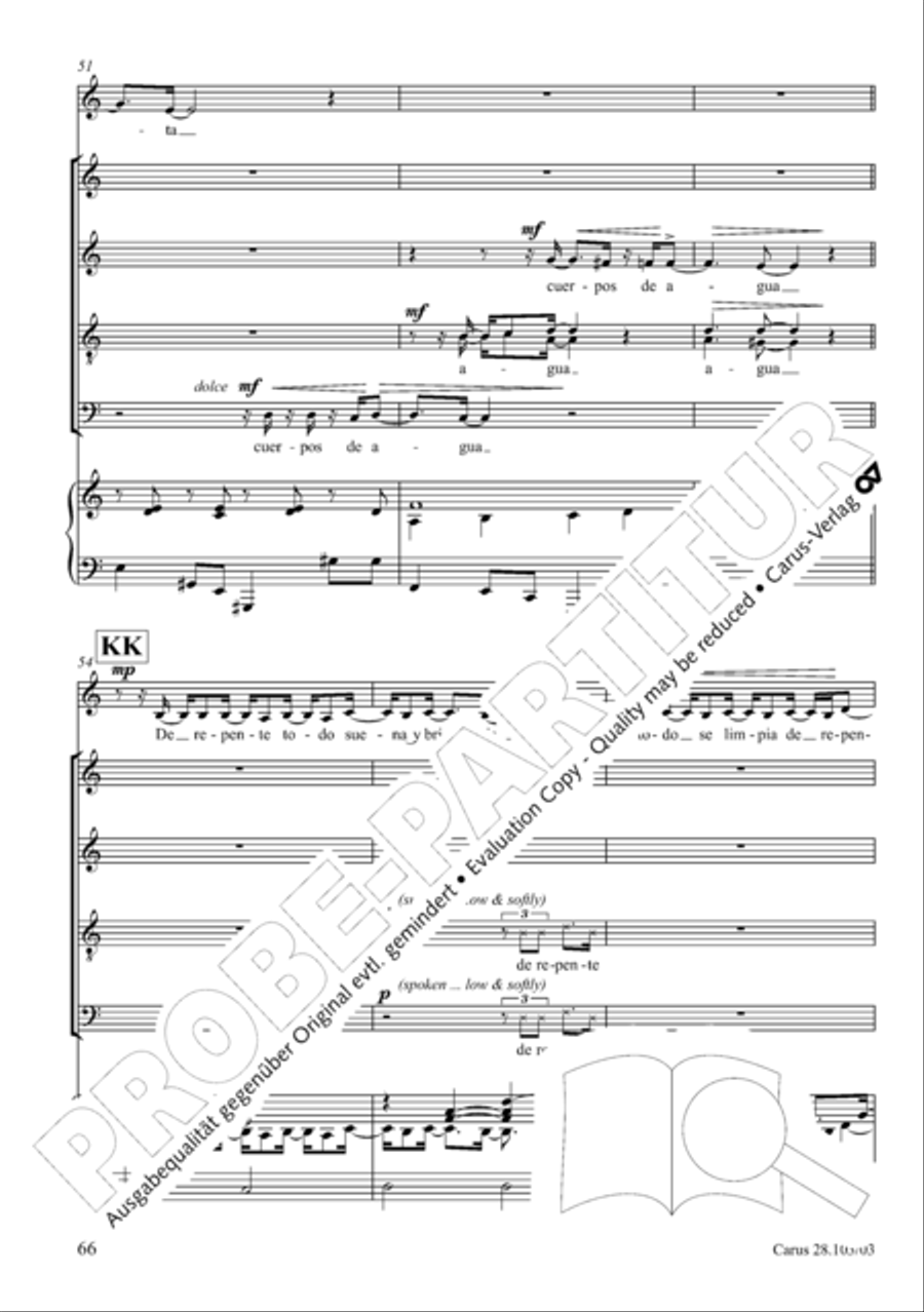 Water Water 4-Part scores gallery preview page 81