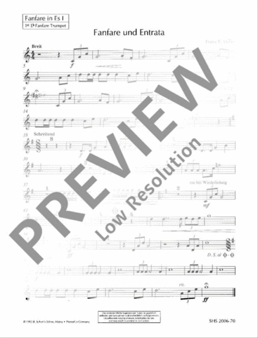 Fanfare and Entrata Concert Band scores gallery preview page 10