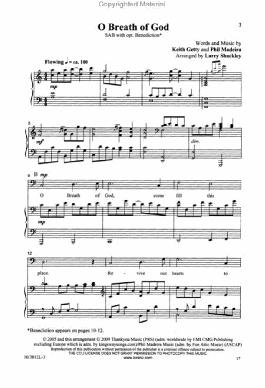O Breath of God 3-Part scores gallery preview page 2
