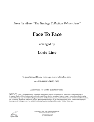 Book cover for Face To Face (With Christ My Savior)