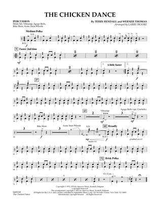 The Chicken Dance (arr. Larry Moore) - Percussion