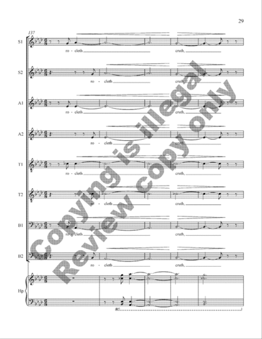 Scel lem duib SSAATTBB scores gallery preview page 29