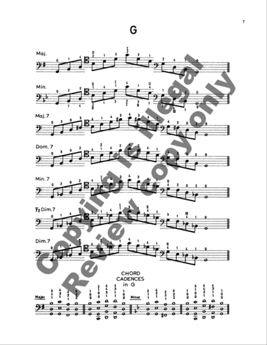 Cello Scales and Arpeggios Cello scores gallery preview page 11