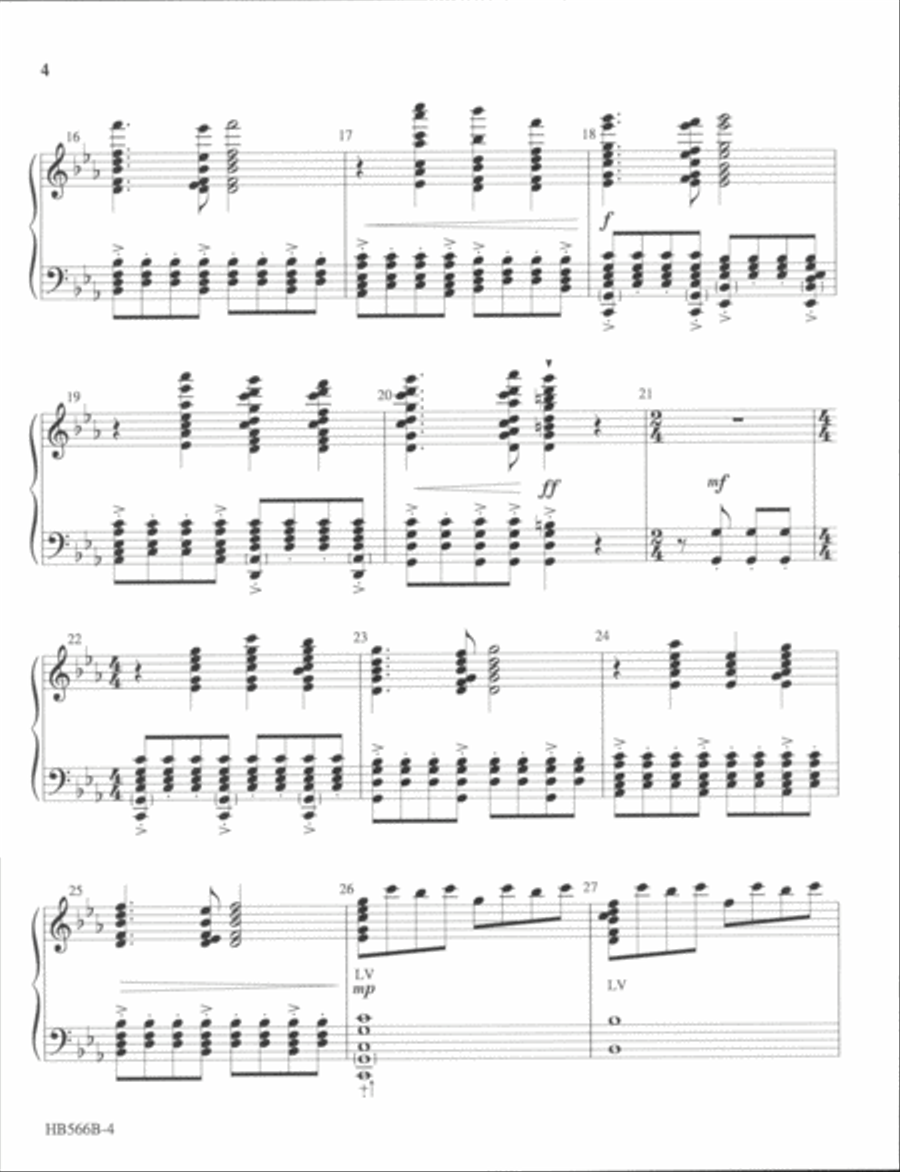 United - 3-5 octave handbell part Divisi scores gallery preview page 4