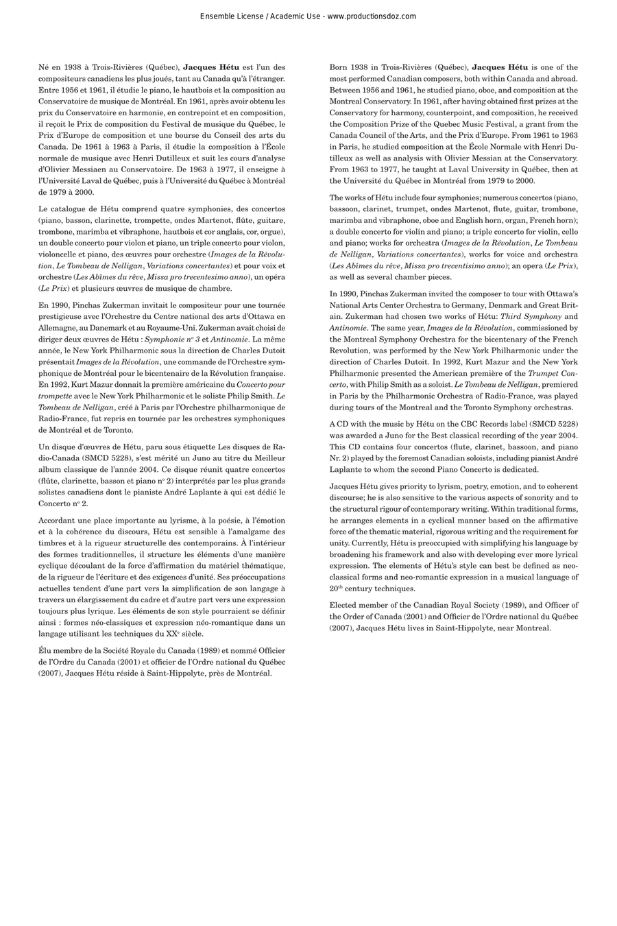 Sur les rives du Saint-Maurice, opus 78 Orchestra scores gallery preview page 2