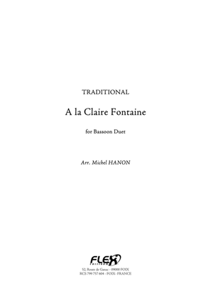 Book cover for A la Claire Fontaine