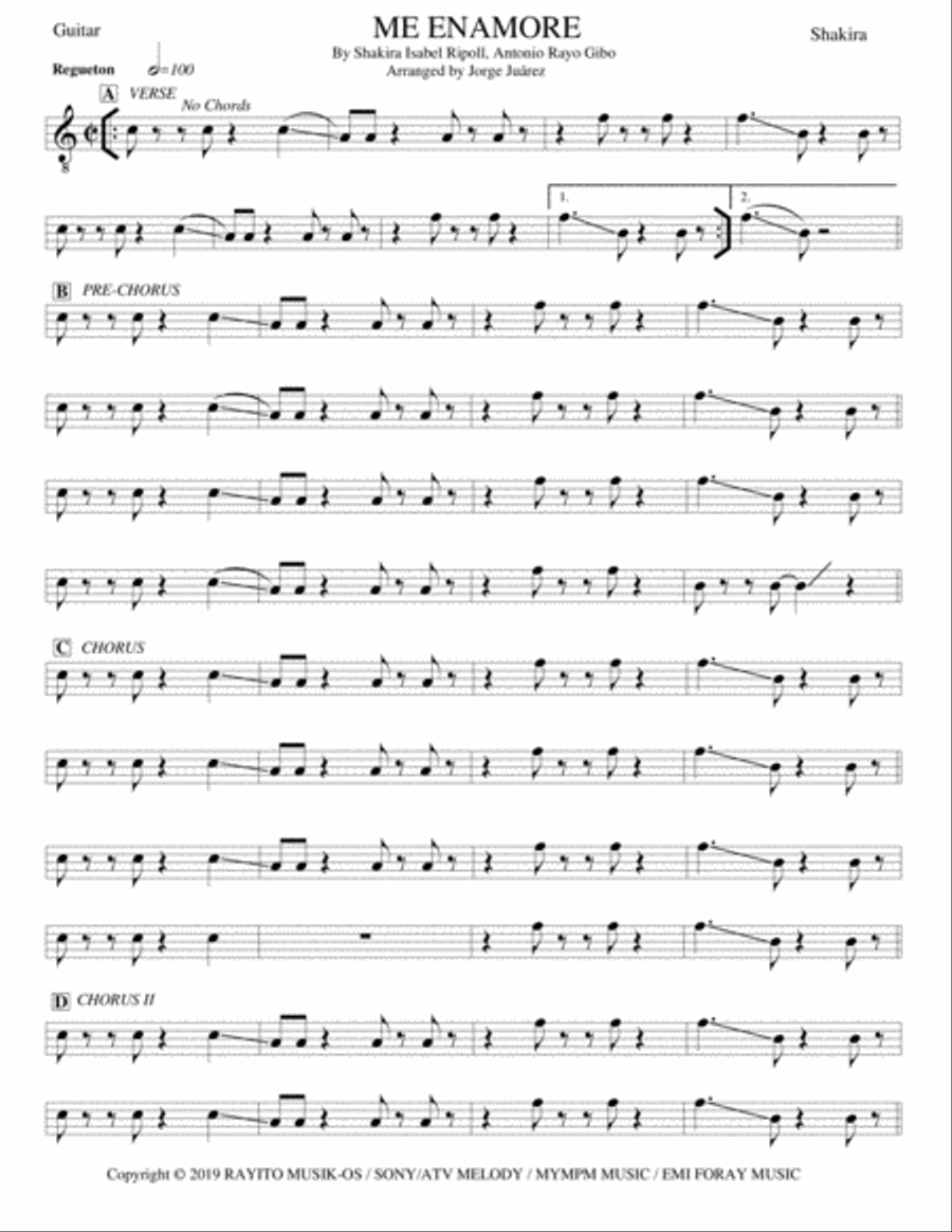 Me Enamore Me Enamore Small Ensemble scores gallery preview page 5