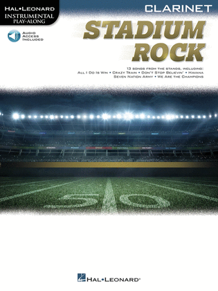 Book cover for Stadium Rock for Clarinet