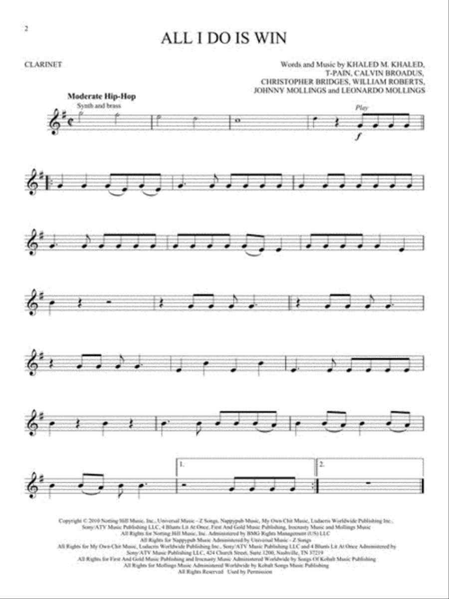 <br>Sheet music extract