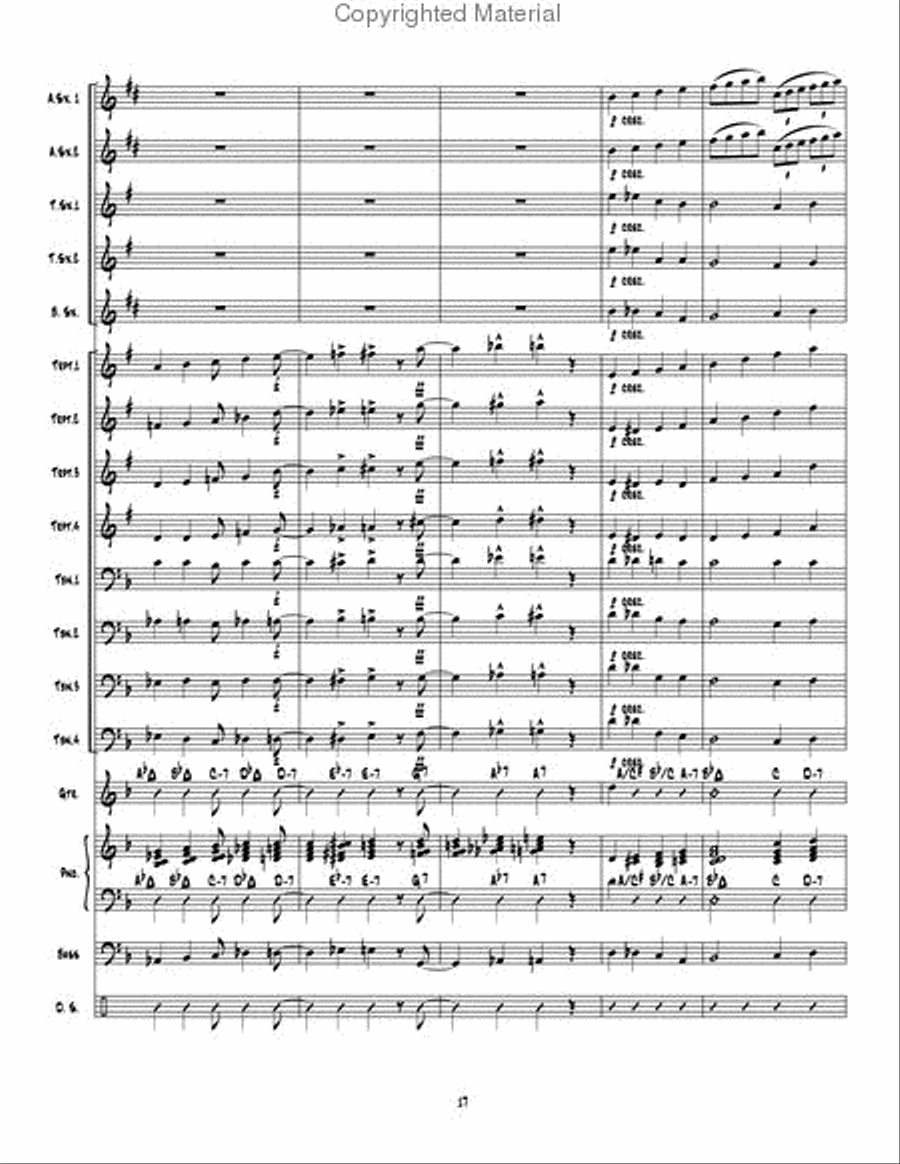 Nerve Damage Jazz Ensemble scores gallery preview page 18