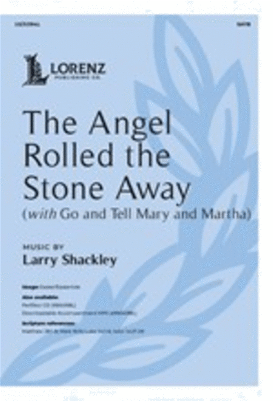 The Angel Rolled the Stone Away 4-Part scores gallery preview page 1
