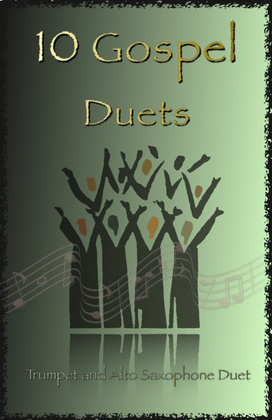 Book cover for 10 Gospel Duets for Trumpet and Alto Saxophone