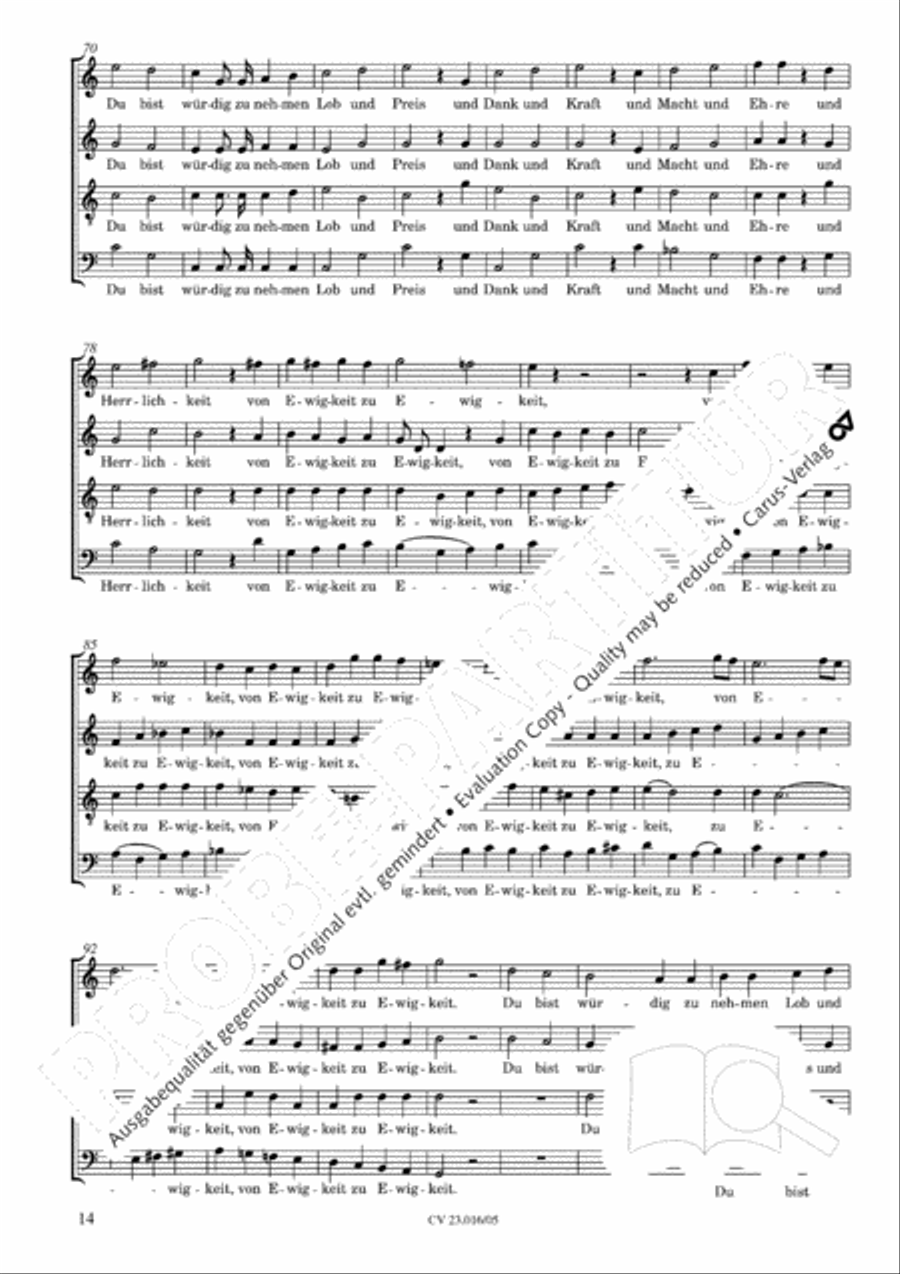 Weihnachtskantilene Weihnachtskantilene SSAATB scores gallery preview page 15
