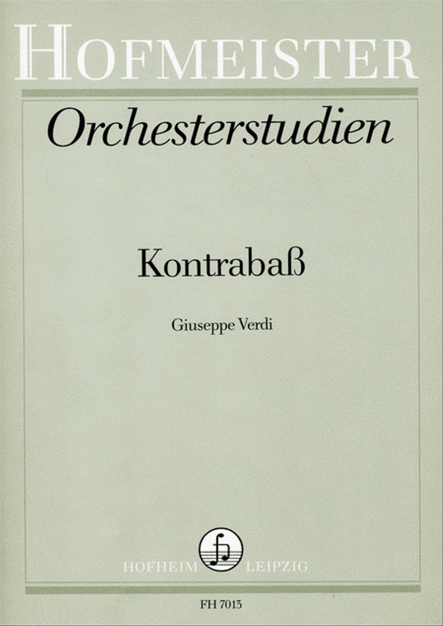 Orchesterstudien für Kontrabass Orchestra scores gallery preview page 1