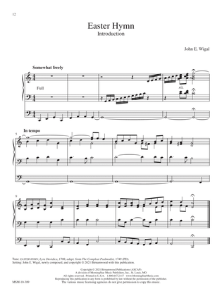 Easter Hymn (Downloadable Introduction and Alternate Harmonization)