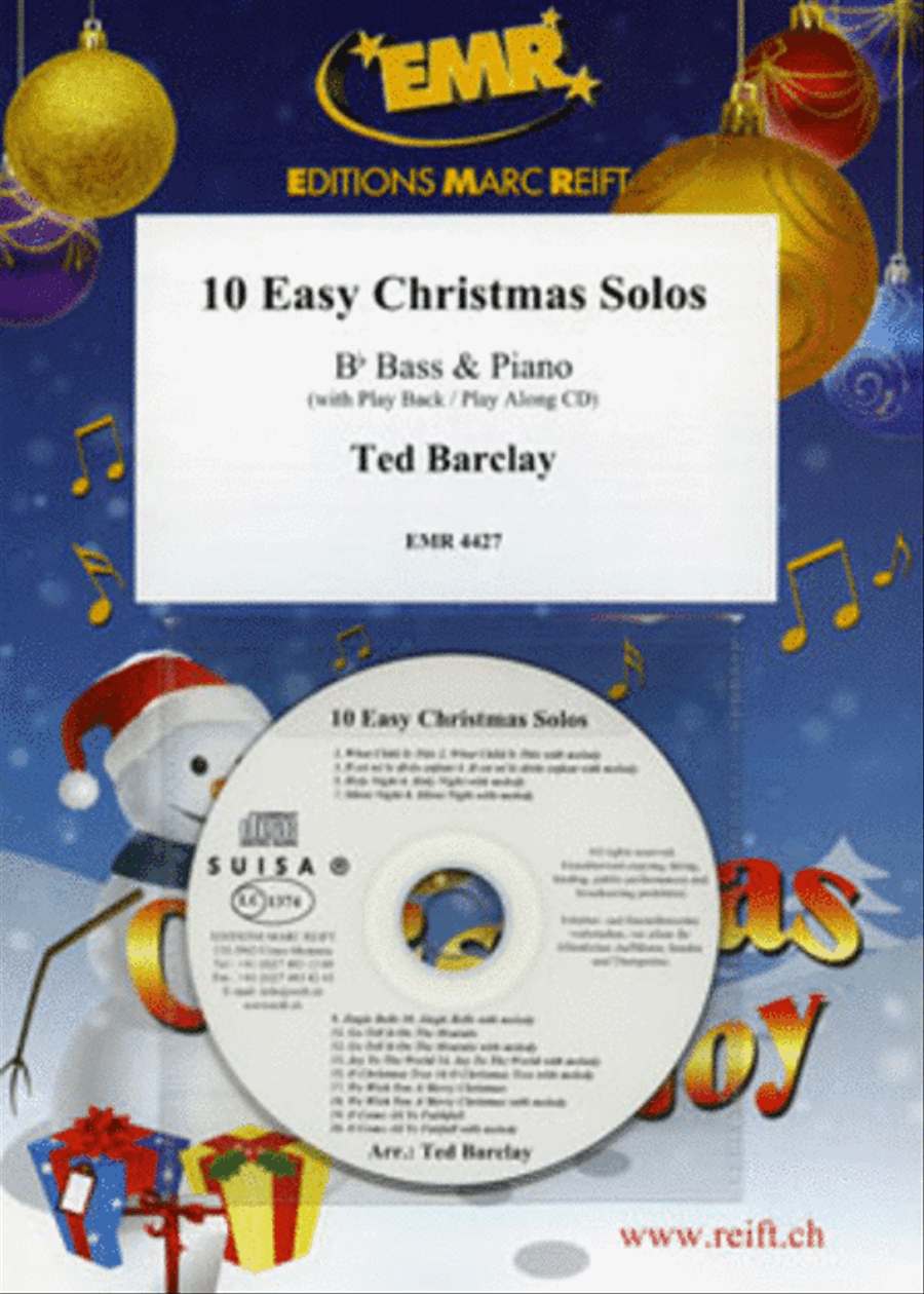 10 Easy Christmas Solos 10 Easy Christmas Solos Piano Accompaniment scores gallery preview page 1
