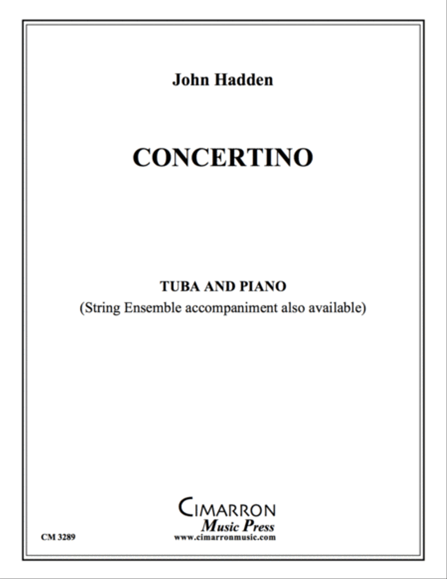 Concertino Concertino Tuba scores gallery preview page 1
