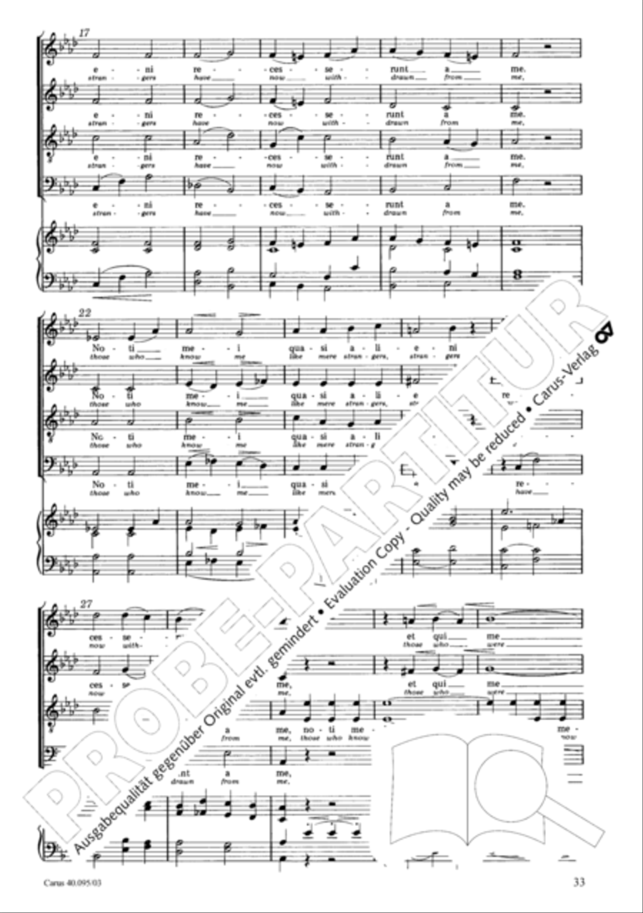 The Seven Words (Die Sieben Worte) 4-Part scores gallery preview page 34