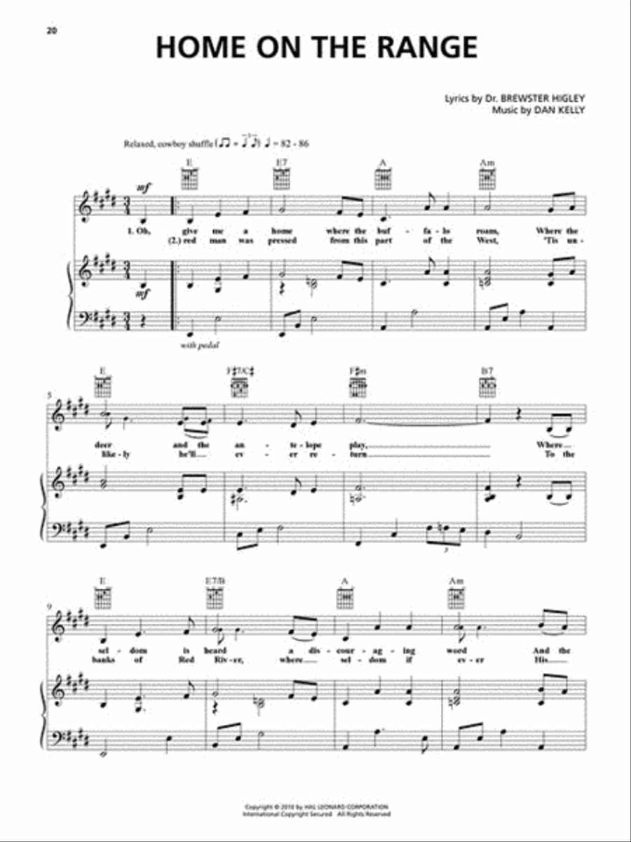 Riders in the Sky – Classic Cowboy Songs Piano, Vocal, Guitar scores gallery preview page 4