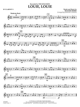 Louie, Louie (arr. Johnnie Vinson) - Bb Clarinet 1