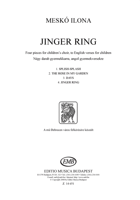 Jinger Ring - 4 pieces for children