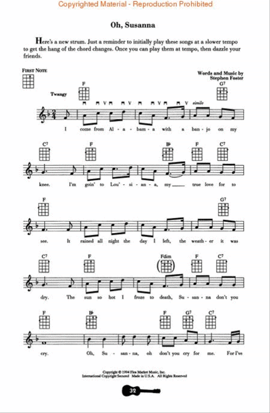 Jumpin' Jim's Ukulele Tips 'N' Tunes Ukulele scores gallery preview page 4