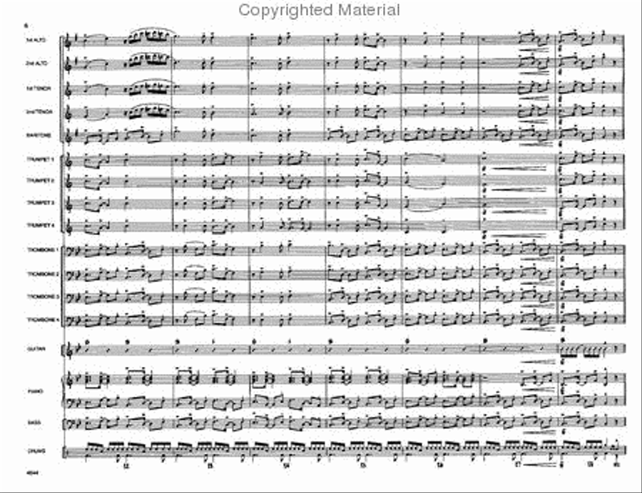 We Three Kings Jazz Ensemble scores gallery preview page 5