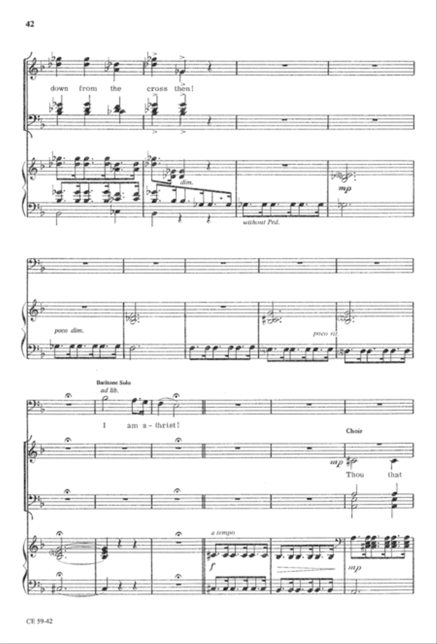 The Seven Last Words of Christ 4-Part scores gallery preview page 44