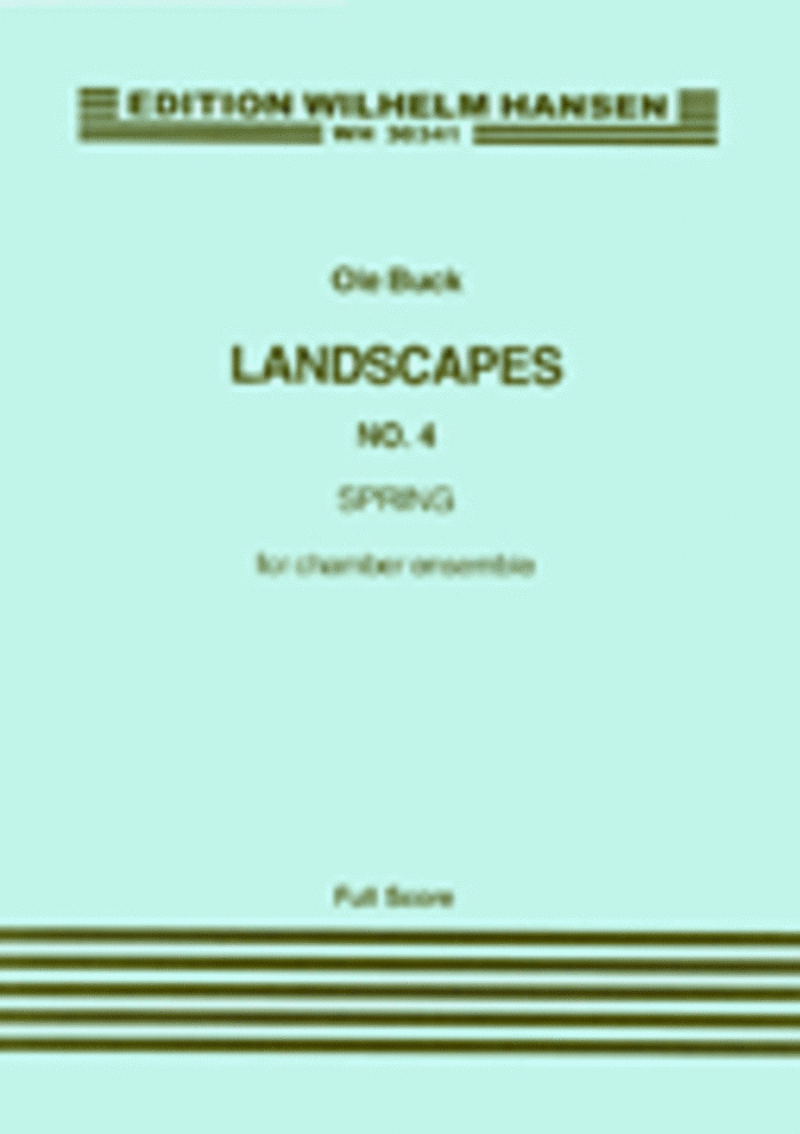 Landscapes No. 4 - Spring Score scores gallery preview page 1