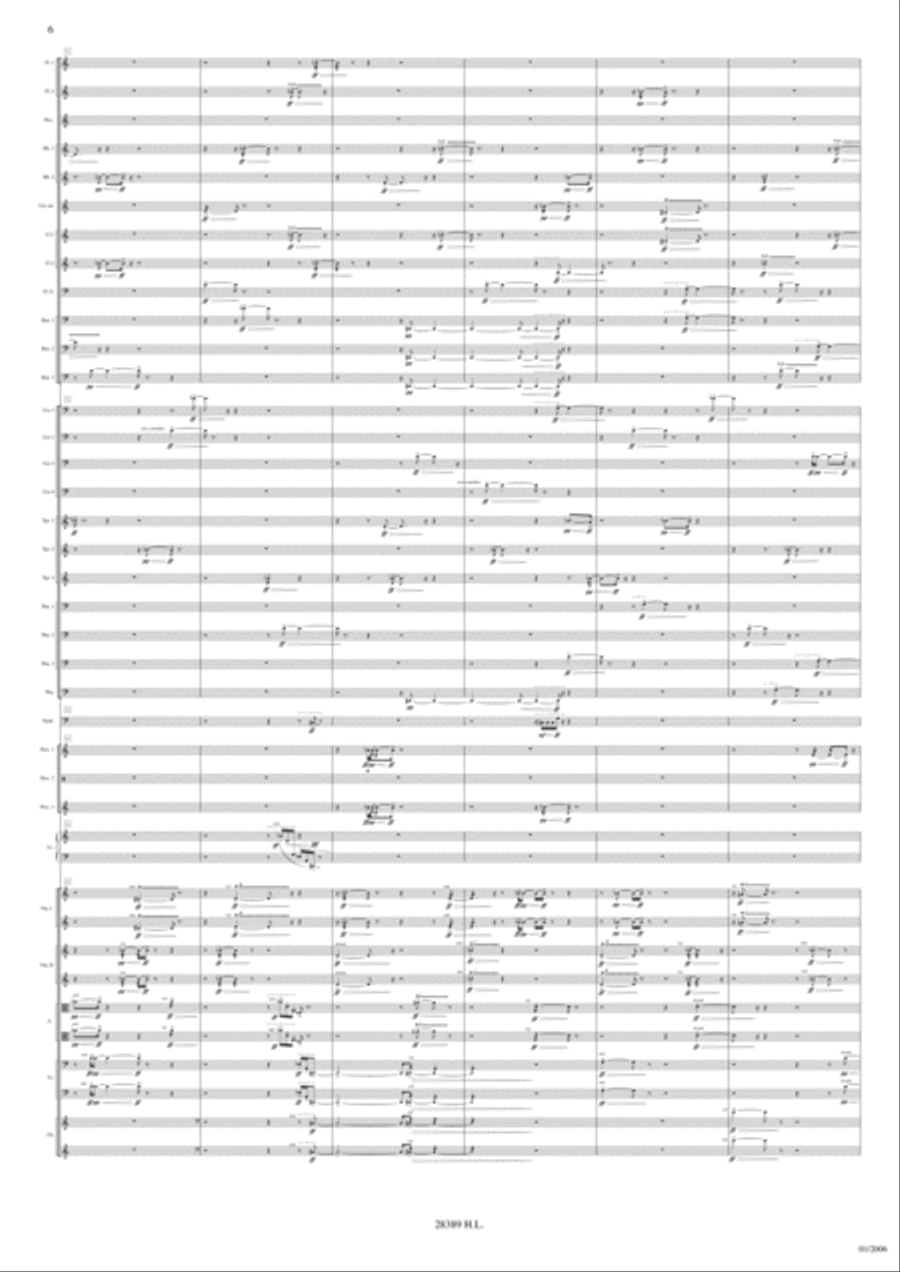 Time Stretch (On Gesualdo) Orchestra scores gallery preview page 7