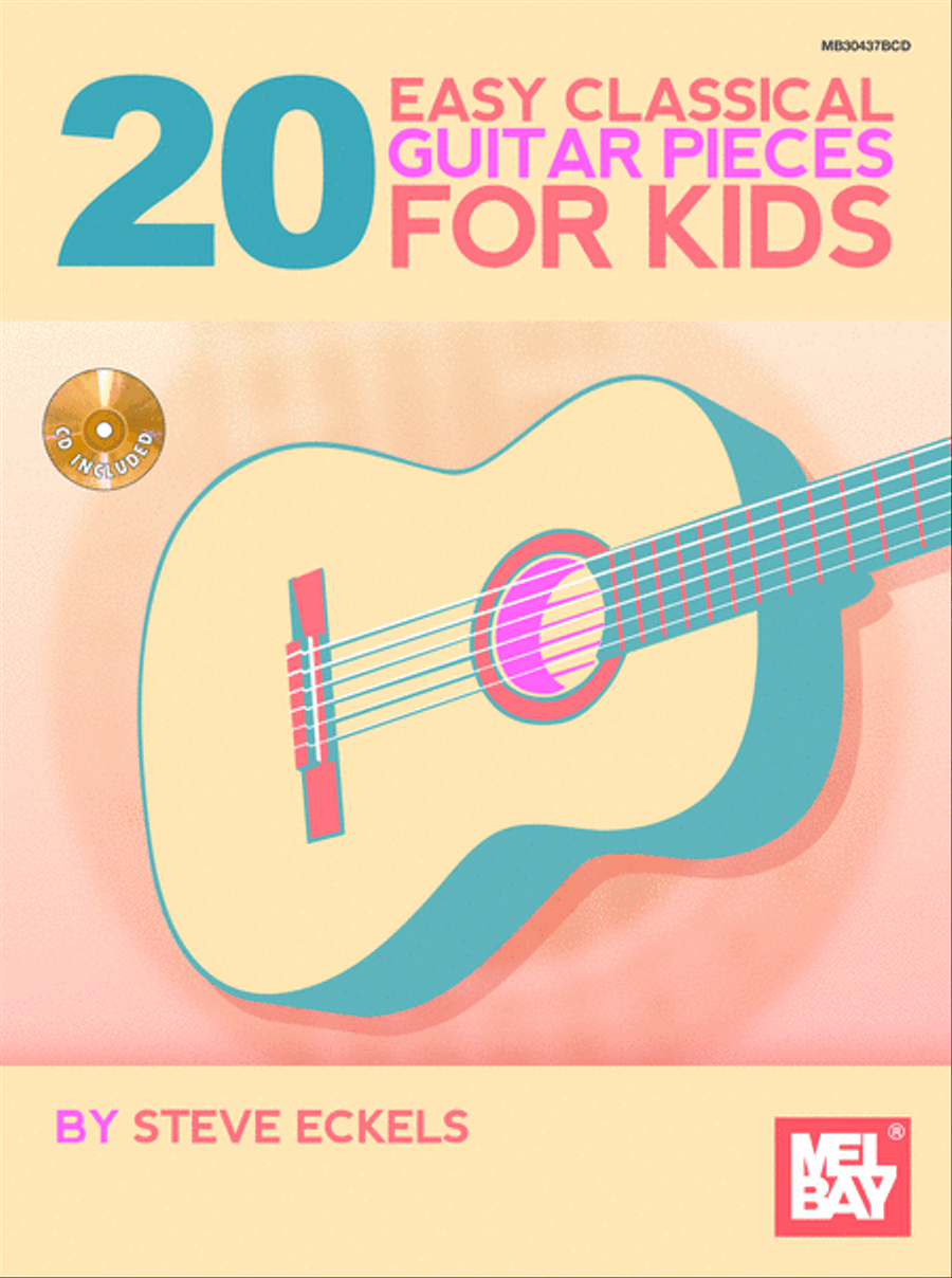 20 Easy Classical Guitar Pieces for Kids Acoustic Guitar scores gallery preview page 1