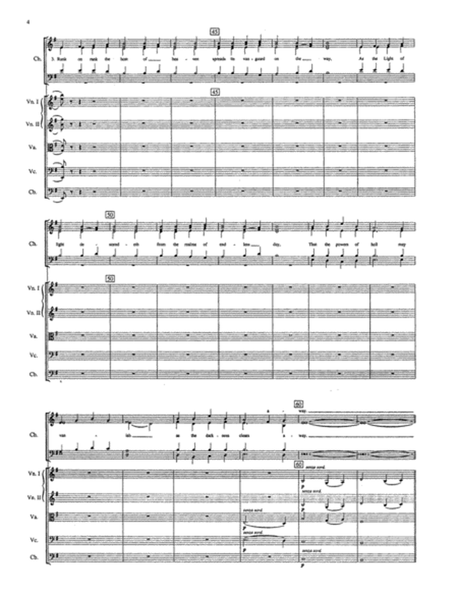 Three Festival Choruses: Let All Mortal Flesh Keep Silence (Downloadable SATB Orchstra Score)