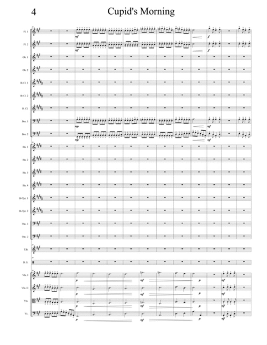 Cupid's Morning Chamber Orchestra scores gallery preview page 4
