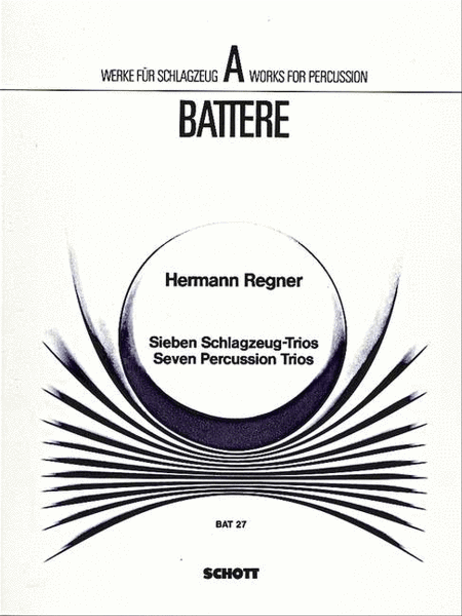 7 Percussion Trios Percussion scores gallery preview page 1