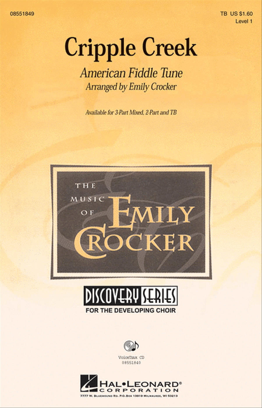 Cripple Creek Cripple Creek 3-Part scores gallery preview page 1