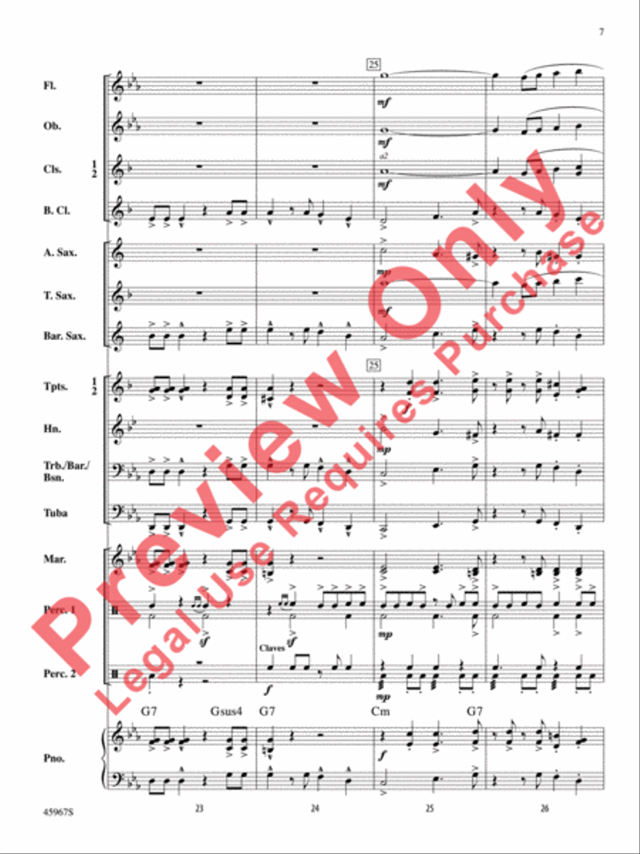 El Taco Picante El Taco Picante Concert Band scores gallery preview page 8