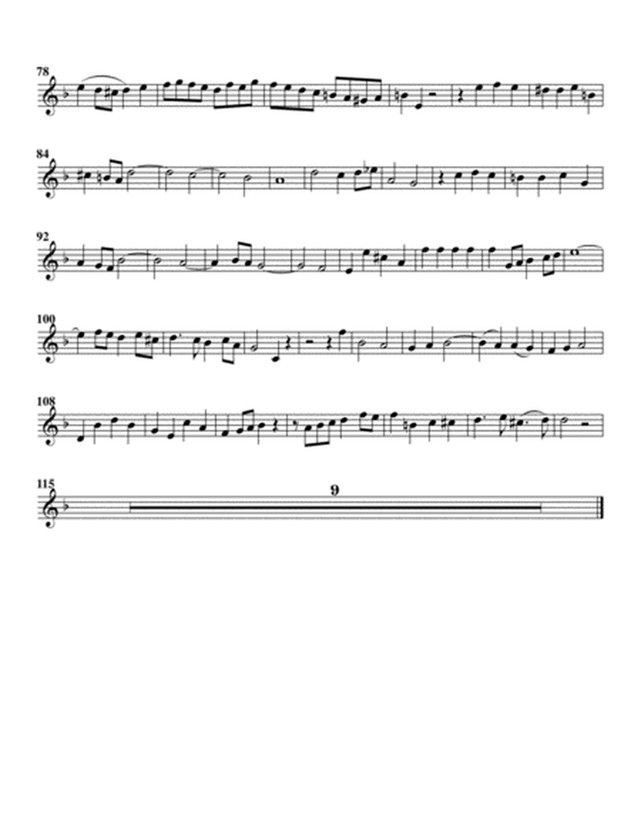 Wenn meine Trübsal als mit Ketten from Cantata BWV 38 (arrangement for 4 recorders) image number null