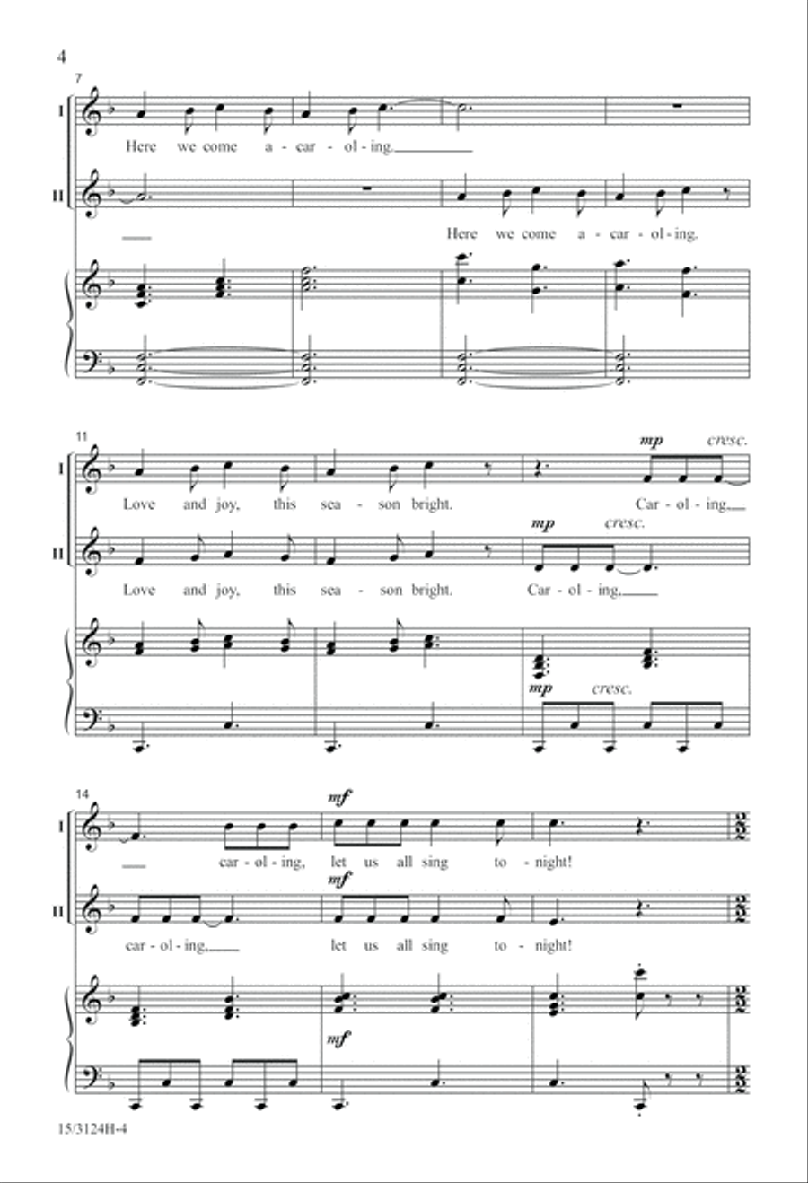 A Jolly, Jingling Carol Medley 2-Part scores gallery preview page 4